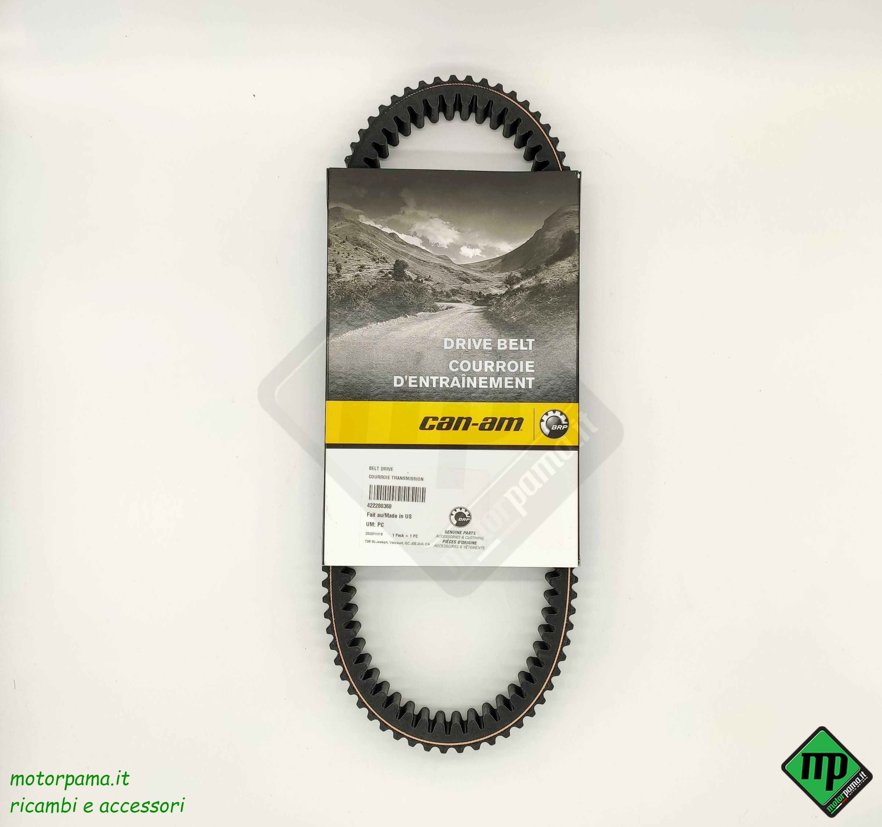 Cinghia Di Trasmissione Athena 17x801x8.2 - S410000350011 - Foto 5