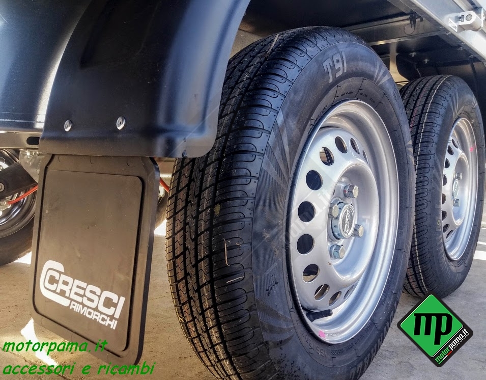 Coppia Parafanghi Parafango Per Ruota Carello Rimorchio Parafango Knott - Foto 12