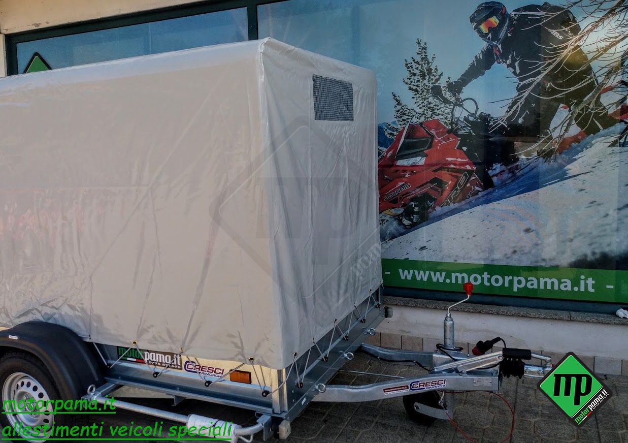 Telo pvc copertura carrello Cresci PT7CE e PT7C