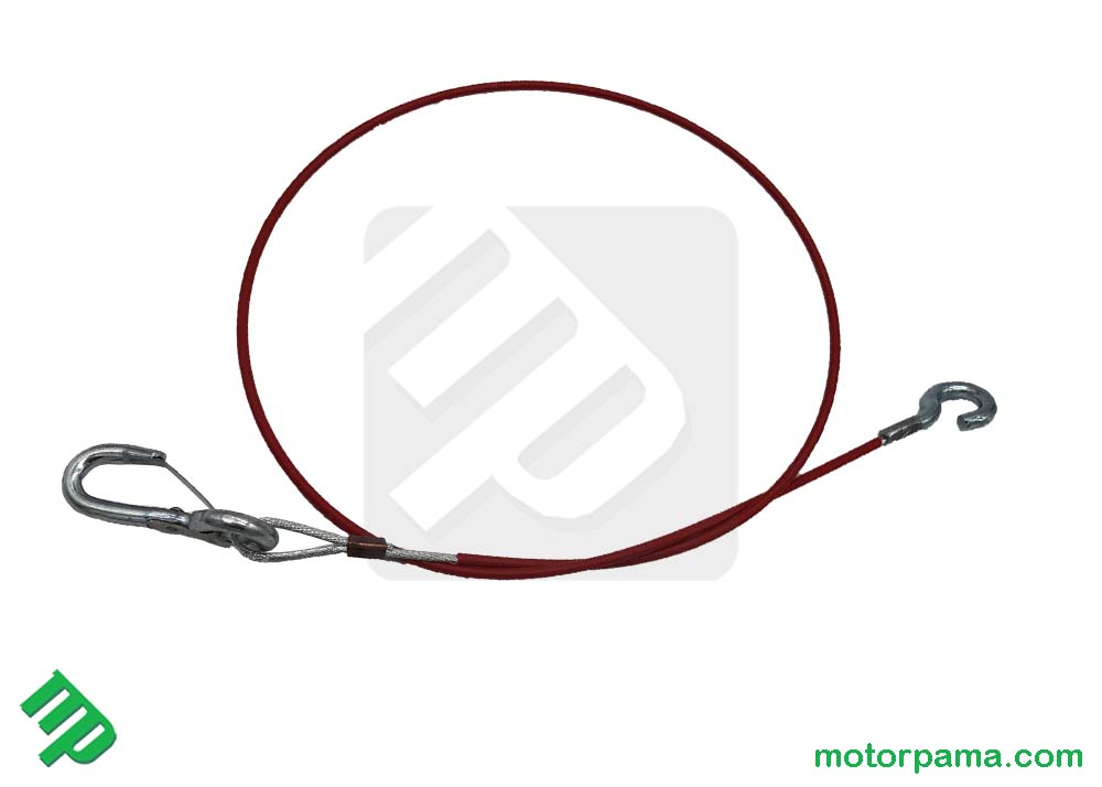 5 Cavi Di Sicurezza In Acciaio Inox - Lunghezza 100 Cm, Diametro 2 Mm - Carico Max 40 Kg - 4