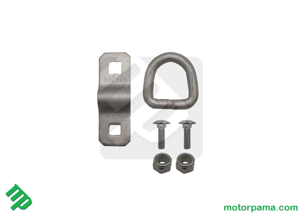 8 Ganci Di Traino In Metallo Per Rimorchio RC Con Viti - Compatibili Con Axial SCX10, CC01, D90, TF2 - Colore Argento - 3