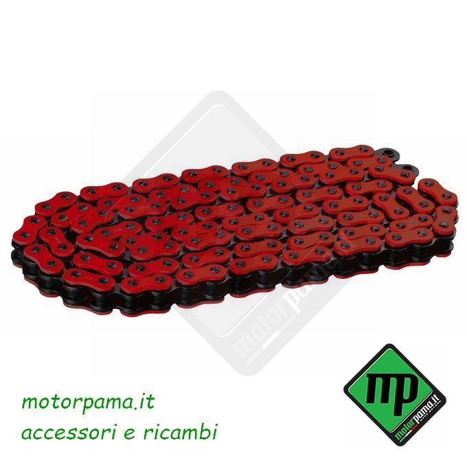 Catena Moto Rinforzata Doppler 420 – 134 Maglie, Colore Blu, Per Personalizzazioni E Ricambi