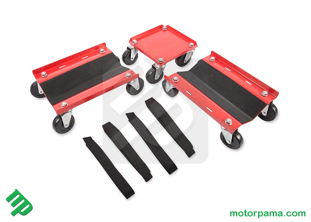 Pendaglio Motoslitta Rossa con Renna | Decorazione per Albero